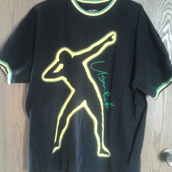 Usain Bolt Jamaica T Shirt - Picture 1 of 3